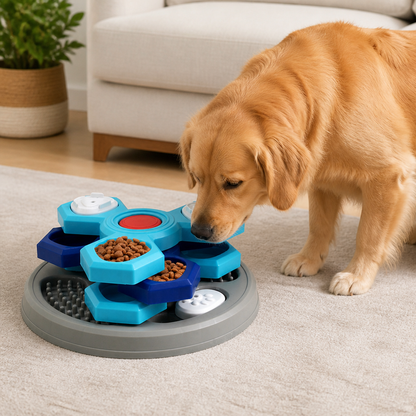 Ortekor Multi-Layer Puzzle & Anti-Slip Slow Feeder Bowl