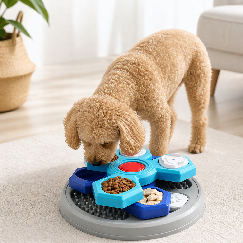 Ortekor Multi-Layer Puzzle & Anti-Slip Slow Feeder Bowl