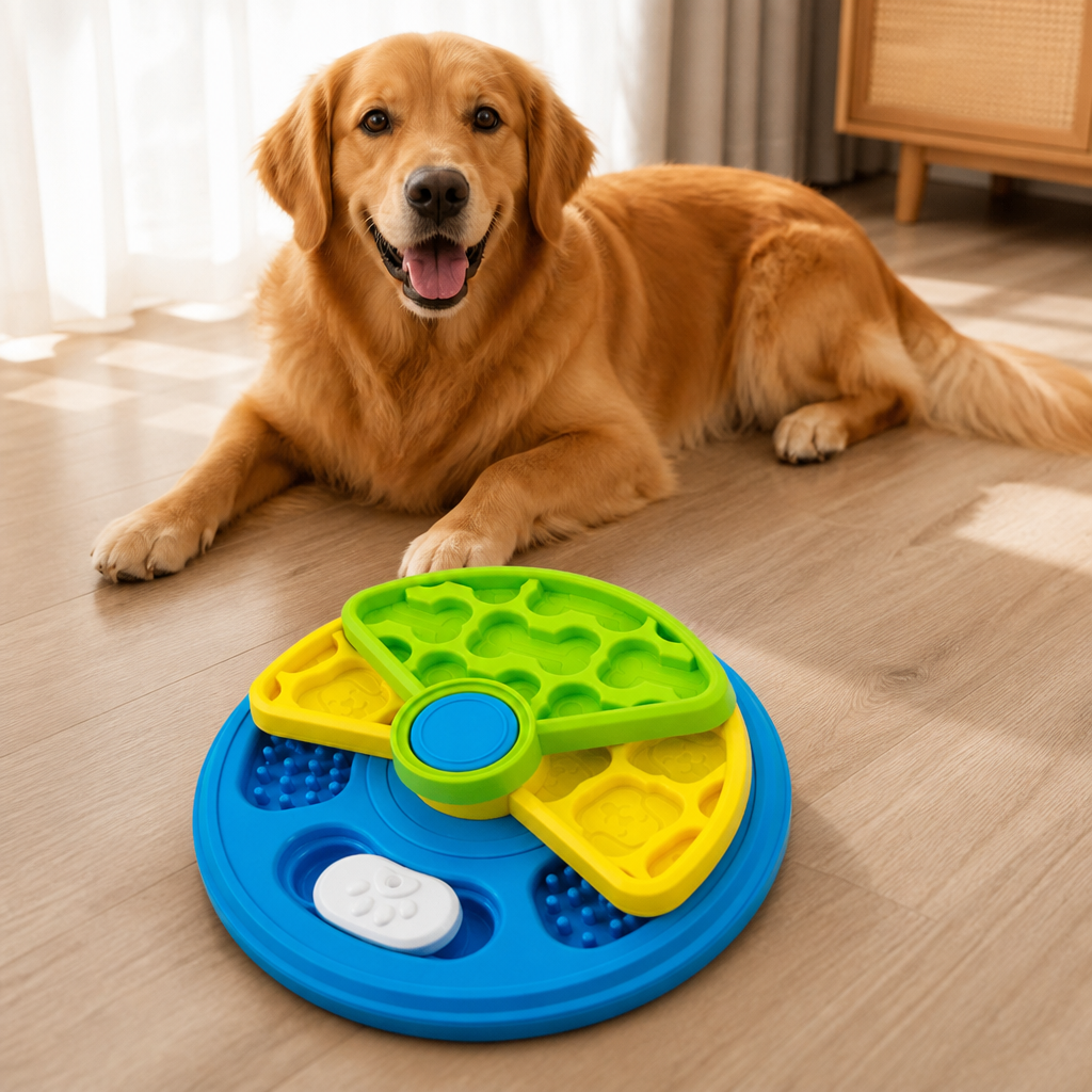 Ortekor Multi-Layer Puzzle & Anti-Slip Slow Feeder Bowl