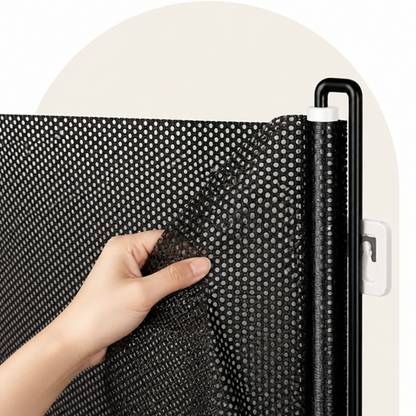 Ortekor No-Drill Retractable & Foldable Safety Gate (Up To 49 In)