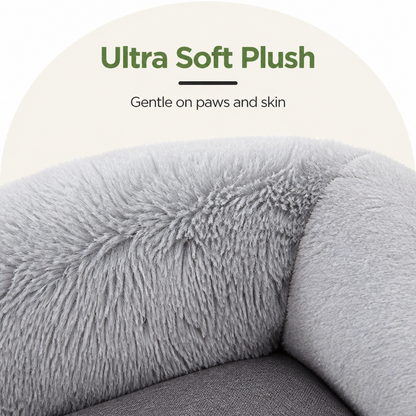 Ortekor Non-Slip Plush Cat Cave Bed (Removable Cushion)
