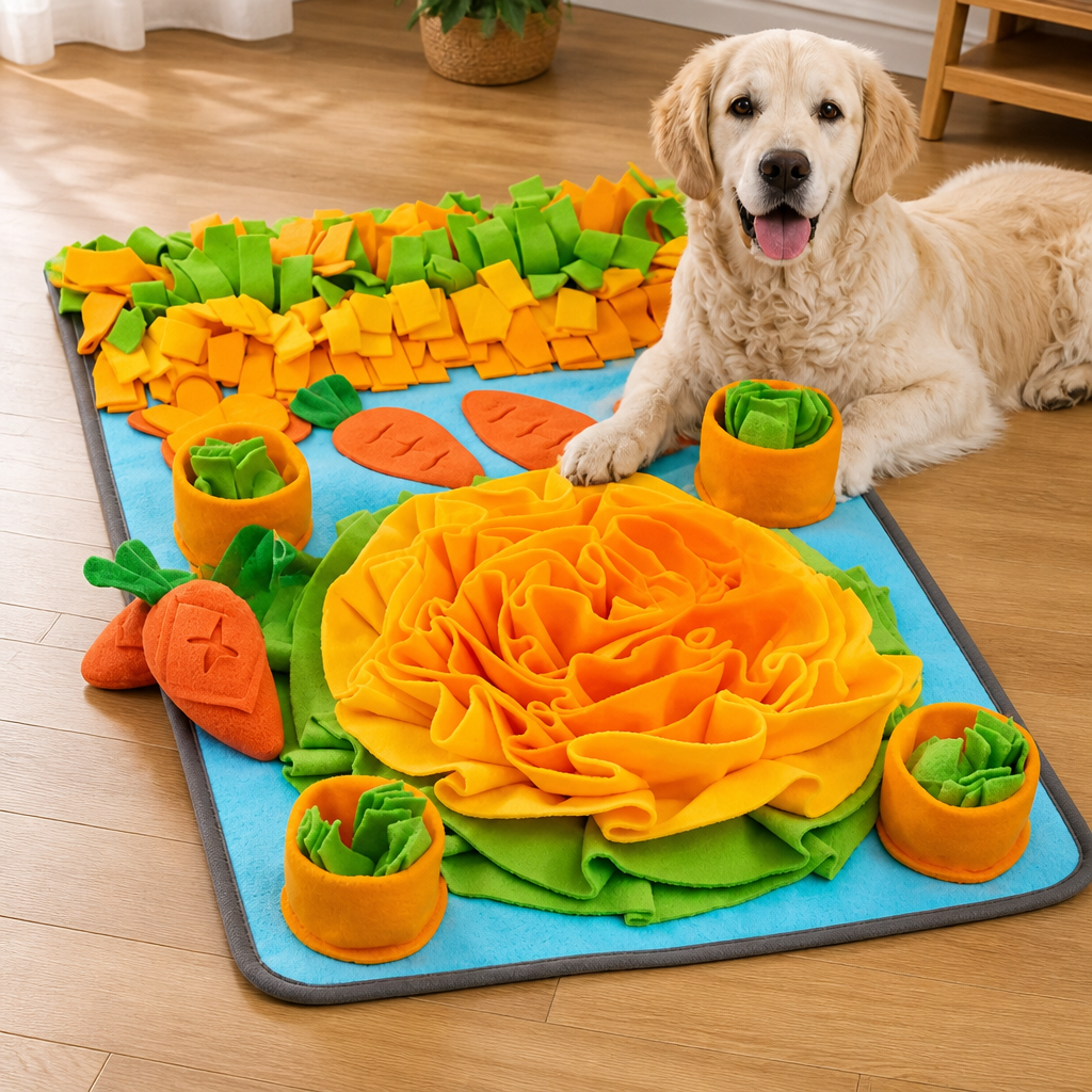 Ortekor Nose-Work & Slow-Feeding Snuffle Mat (Machine Washable)