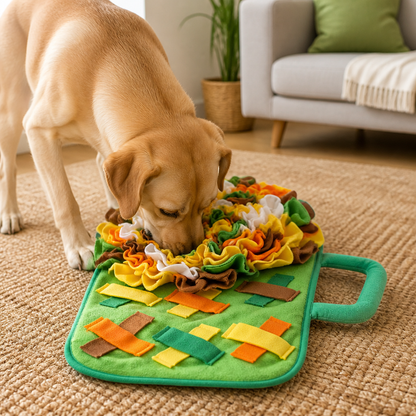 Ortekor Nose-Work & Slow-Feeding Snuffle Mat (Machine Washable)