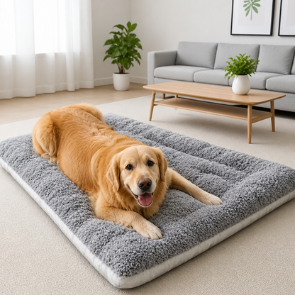 Ortekor Orthopedic Cloud-Like Reversible Dog Bed (Machine Washable Cover)