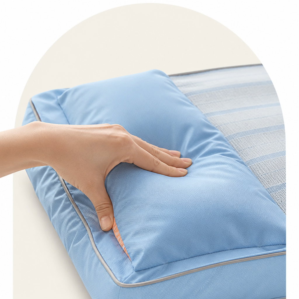Ortekor Orthopedic Memory Foam & Breathable Waterproof Bolster Bed (Removable Cover)