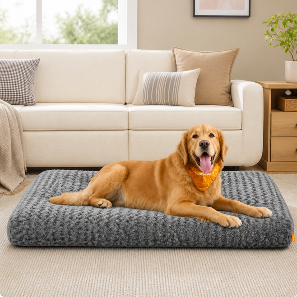 Ortekor Orthopedic PP-Fill Non-Slip & Washable Dog Bed