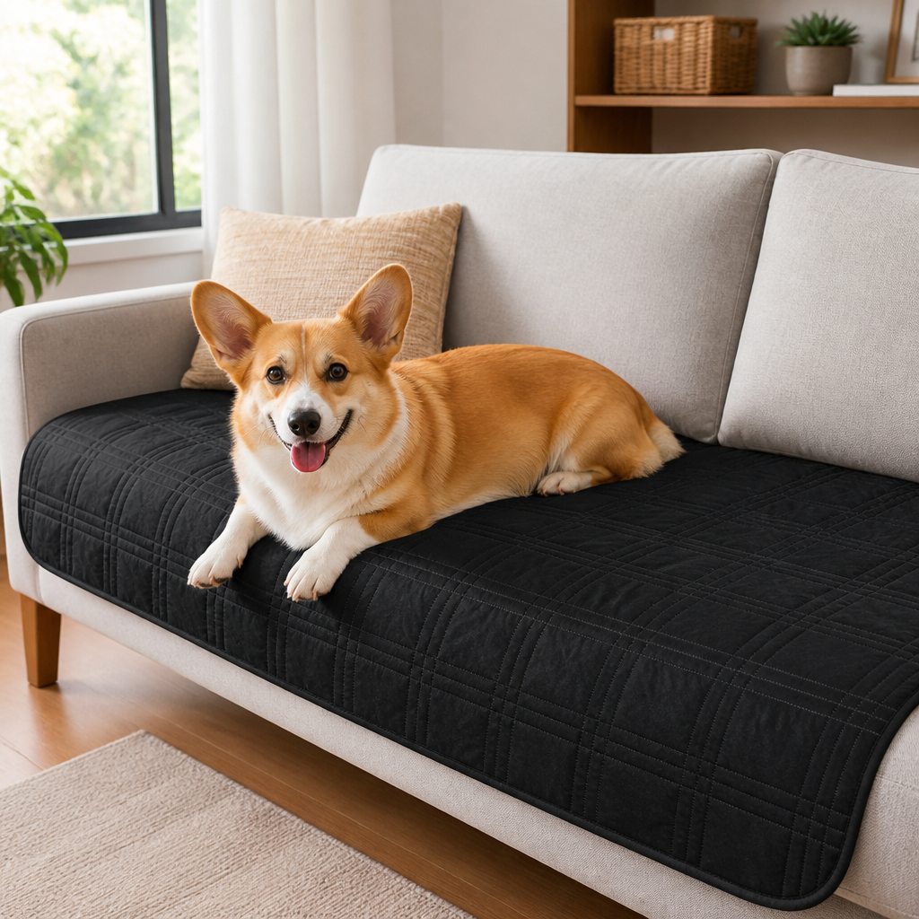 Ortekor Plaid Water-Repellent & Non-Slip Sofa Seat Cover