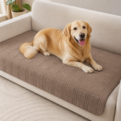 Ortekor Plaid Water-Repellent & Non-Slip Sofa Seat Cover