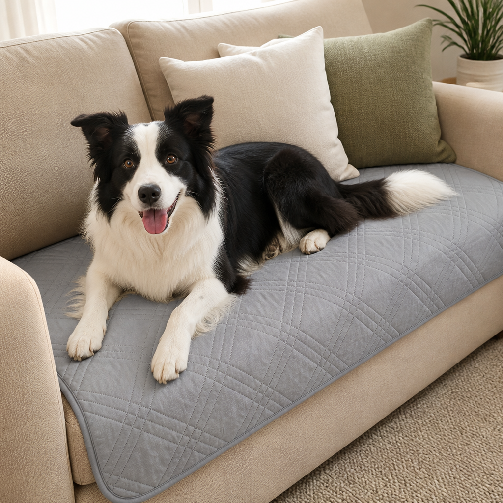 Ortekor Plaid Water-Repellent & Non-Slip Sofa Seat Cover
