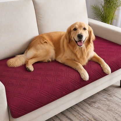 Ortekor Plaid Water-Repellent & Non-Slip Sofa Seat Cover