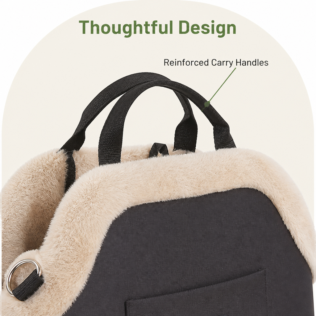 Ortekor Plush & Anti-Slip Travel Carrier