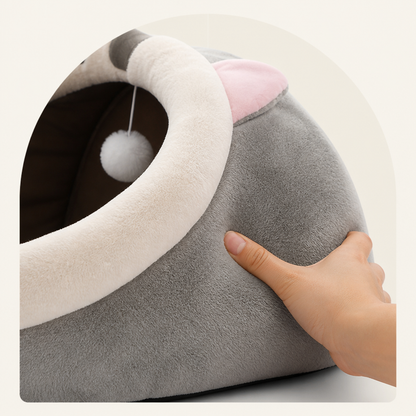 Ortekor Plush & Insulated Pet Cave Bed