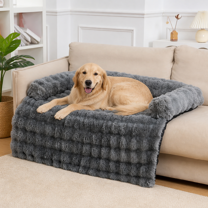 Ortekor Plush Sofa-Style Washable Dog Bed