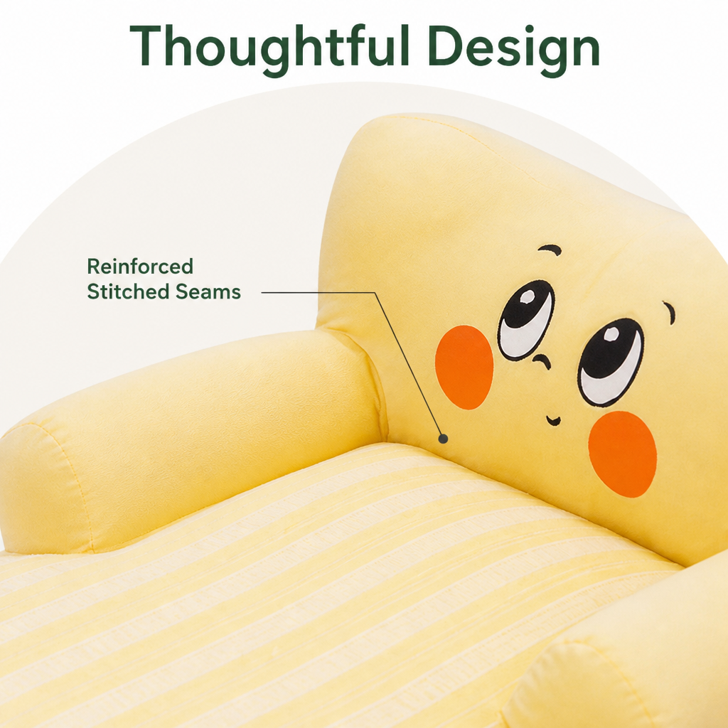 Ortekor Plush & Washable Cartoon Pet Sofa Bed