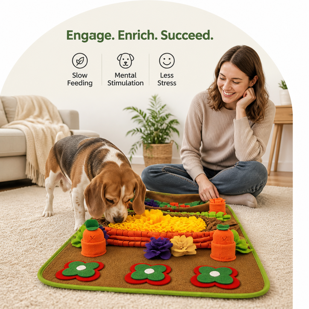 Ortekor Polar Fleece & Non-Slip Snuffle Mat