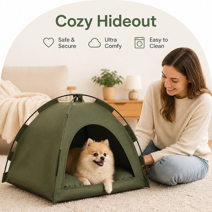 Ortekor Portable & Machine-Washable Teepee Bed
