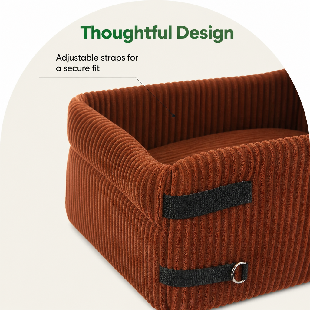 Ortekor Portable Suede Washable Booster Seat