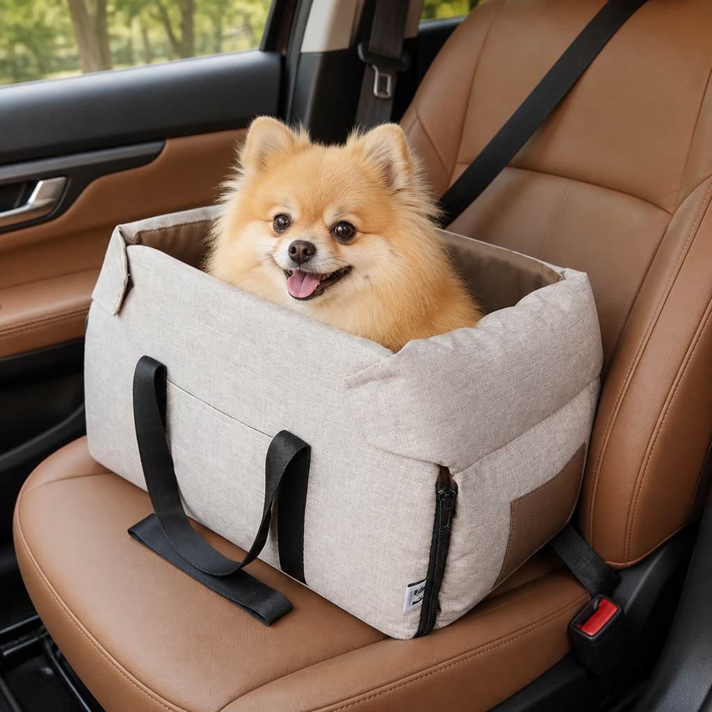 Ortekor Portable Waterproof & Washable Car Booster Seat (Removable Pad)