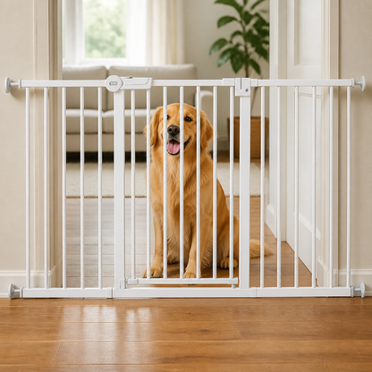 Ortekor Pressure-Mount Auto-Close Steel Baby & Pet Gate