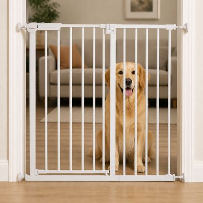 Ortekor Pressure-Mount Auto-Close Steel Baby & Pet Gate