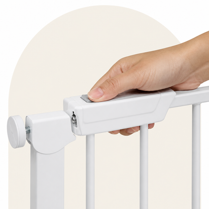 Ortekor Pressure-Mount Auto-Close Steel Baby & Pet Gate