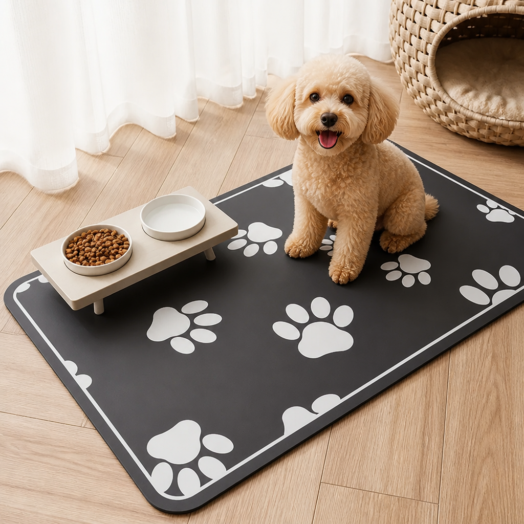 Ortekor Quick-Dry Diatomite & Non-Slip Feeding Mat