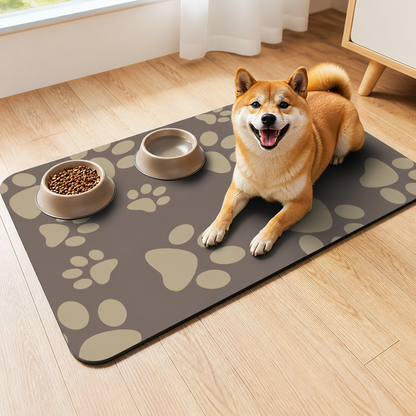 Ortekor Quick-Dry Diatomite & Non-Slip Feeding Mat