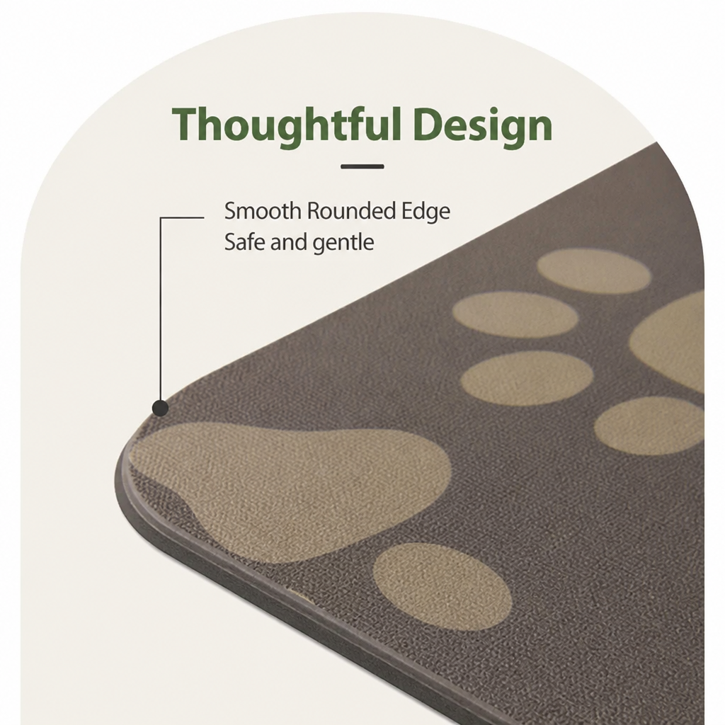Ortekor Quick-Dry Diatomite & Non-Slip Feeding Mat
