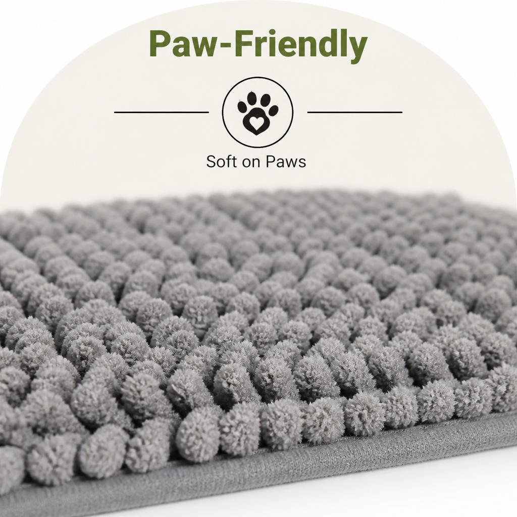 Ortekor Quick-Dry Microfiber Absorbent & Non-Slip Dog Mat