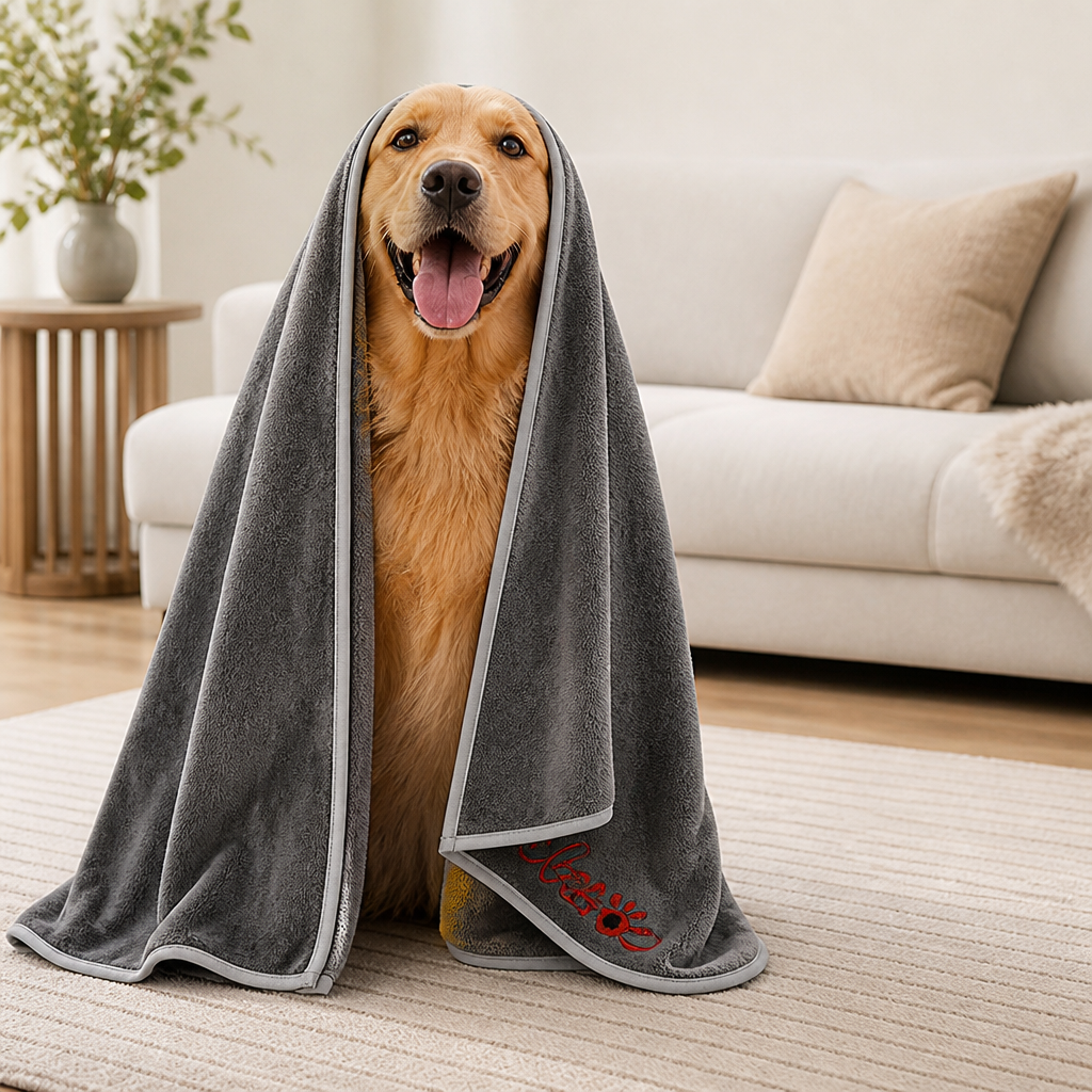 Ortekor Quick-Dry & Super Absorbent Pet Towel