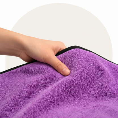 Ortekor Quick-Dry Ultra-Fine Fiber & Super-Absorbent Pet Towel (Machine Washable)
