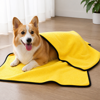 Ortekor Quick-Drying & Ultra-Absorbent Pet Towel (Multiple Sizes)
