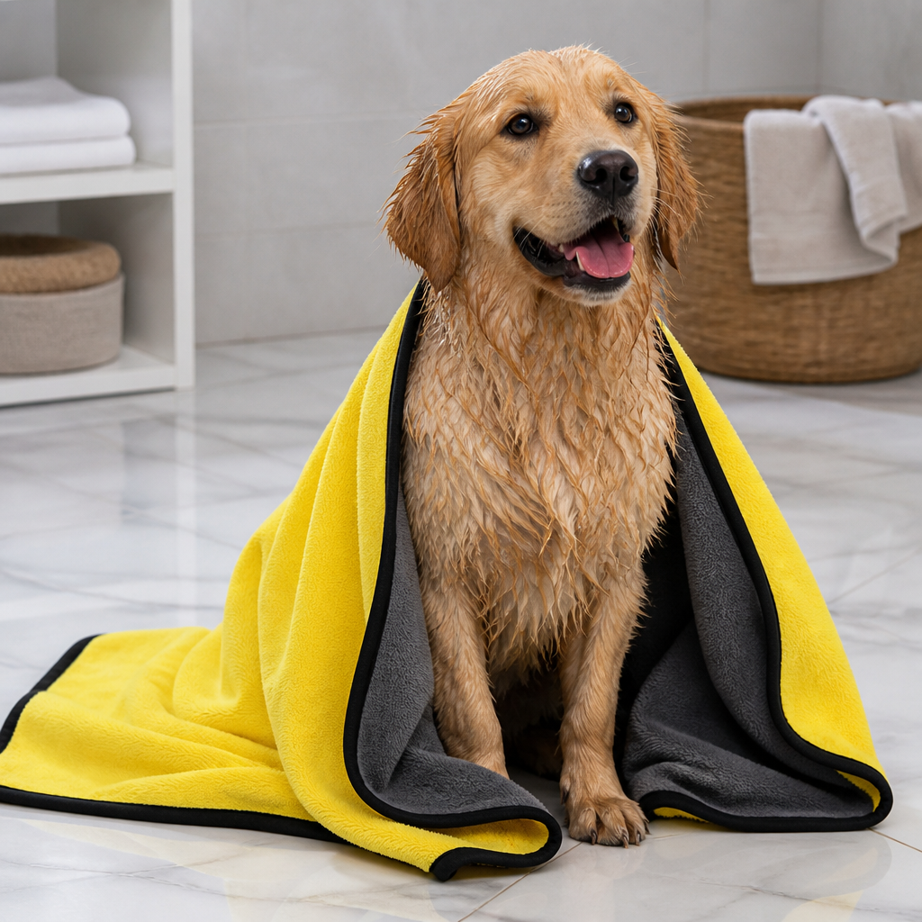 Ortekor Quick-Drying & Ultra-Absorbent Pet Towel (Multiple Sizes)