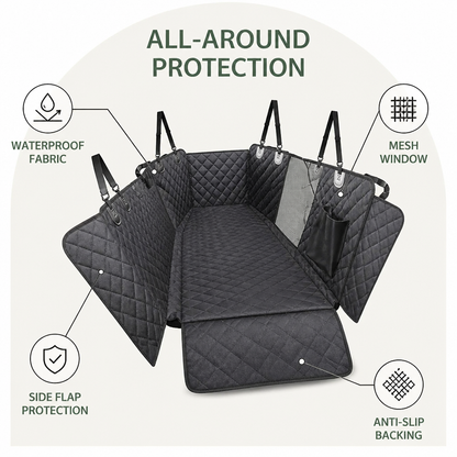 Ortekor Quilted Waterproof & Anti-Slip Backseat Hammock