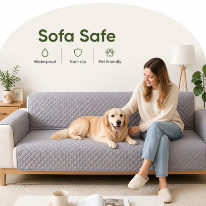 Ortekor Quilted Waterproof & Non-Slip Sofa Protector