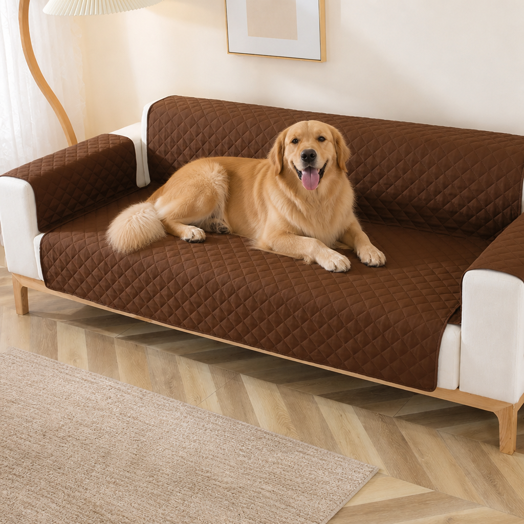 Ortekor Quilted Waterproof & Non-Slip Sofa Protector