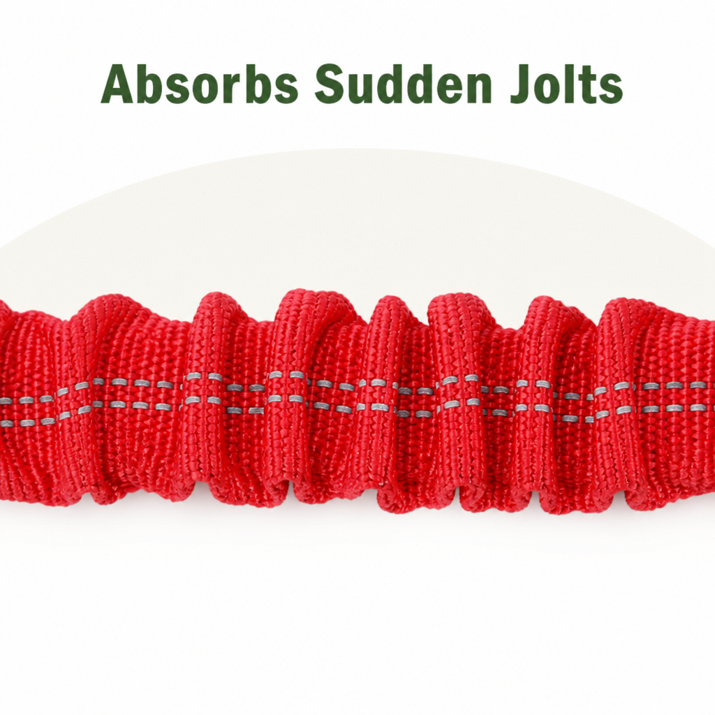 Ortekor Reflective & Adjustable Car Seat Leash (Quick-Release)