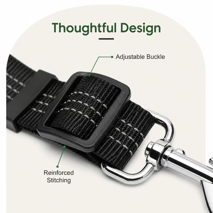 Ortekor Reflective Elastic Shock-Absorbing Car Seat Tether