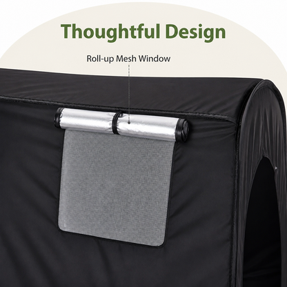Ortekor Reflective Thermal Lining & Windproof Foldable Pet Tent