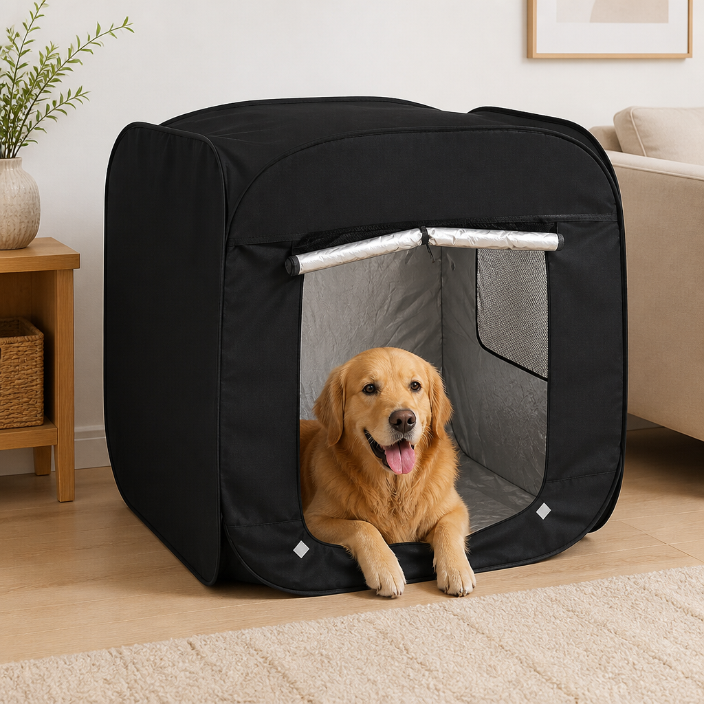 Ortekor Reflective Thermal Lining & Windproof Foldable Pet Tent