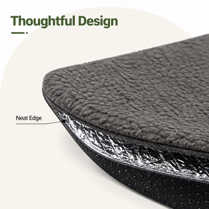 Ortekor Self-Heating Heat-Reflective Lambswool Pet Mat (Removable Cover)