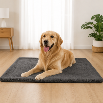 Ortekor Self-Warming Lambswool Non-Slip Pet Mat