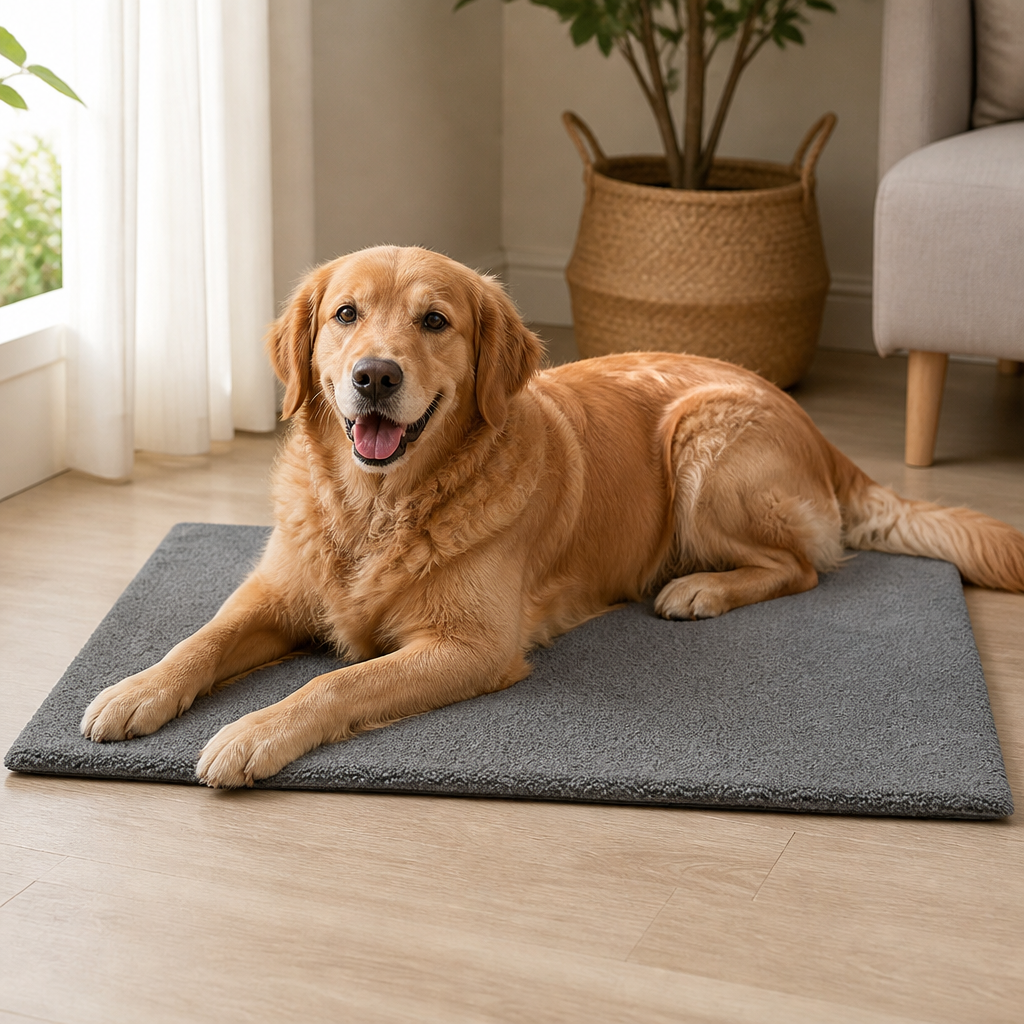 Ortekor Self-Warming Lambswool Non-Slip Pet Mat