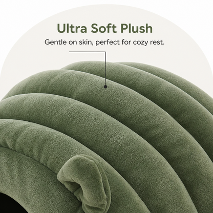 Ortekor Semi-Closed Sherpa Plush Pet Nest