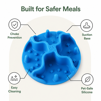 Ortekor Silicone Slow Feeder Mat (Suction Cups)