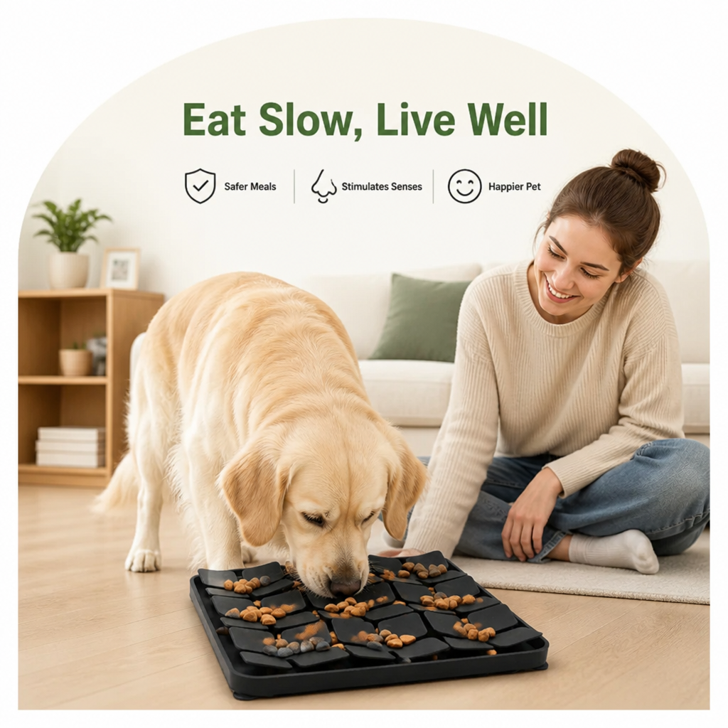 Ortekor Silicone Suction-Cup Slow-Feeder Snuffle Mat
