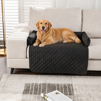 Ortekor Slip-Resistant & Waterproof Bolster Bed (Removable Bolsters & Washable Cover)