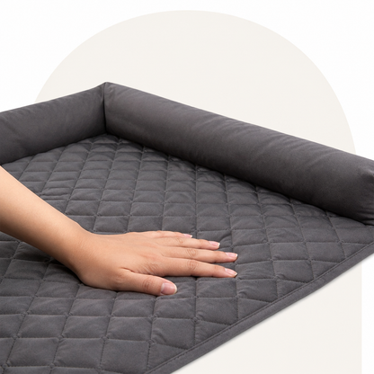 Ortekor Slip-Resistant & Waterproof Bolster Bed (Removable Bolsters & Washable Cover)