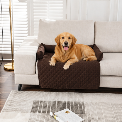 Ortekor Slip-Resistant & Waterproof Bolster Bed (Removable Bolsters & Washable Cover)