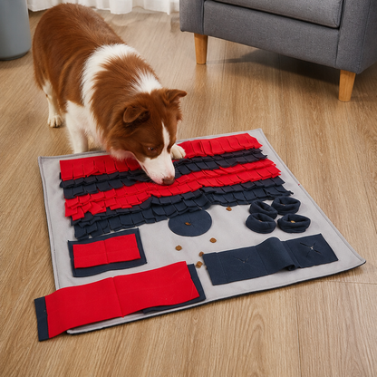 Ortekor Slow-Feed & Scent-Training Dog Snuffle Mat (Washable)